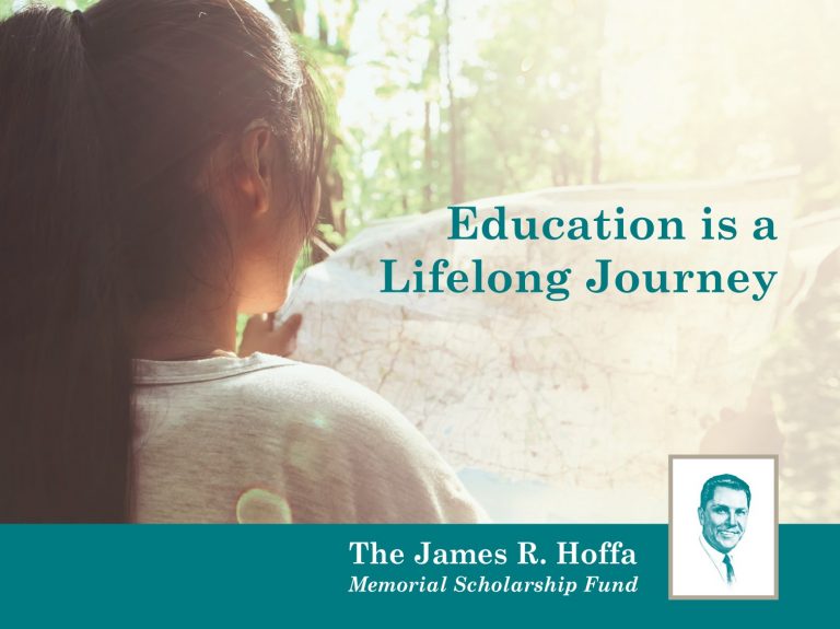 The James R. Hoffa Memorial Scholarship is Open and Accepting Applications